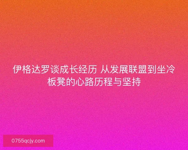 伊格达罗谈成长经历 从发展联盟到坐冷板凳的心路历程与坚持